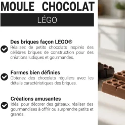 Moule chocolat Lego