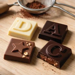 Moule chocolat Napolitains Alphabet