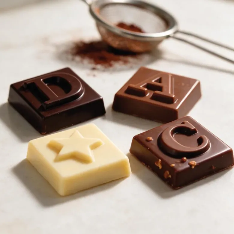 Moule chocolat Napolitains Alphabet