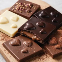 Moule chocolat Napolitains 3 coeurs
