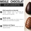 Moule chocolat oeufs assortis
