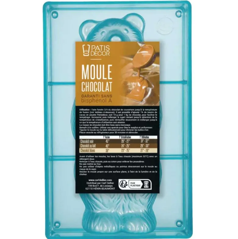 Moule à chocolat Ours Brun 25 cm