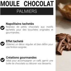 Moule chocolat palmiers