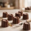 Moule chocolat petits cannelés - 40 empreintes