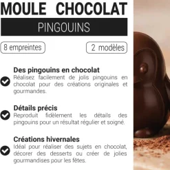 Moule chocolat Pingouins