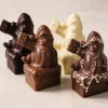 Moule chocolat Père Noël cheminée
