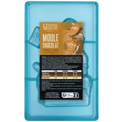 Moule chocolat Père Noël cheminée