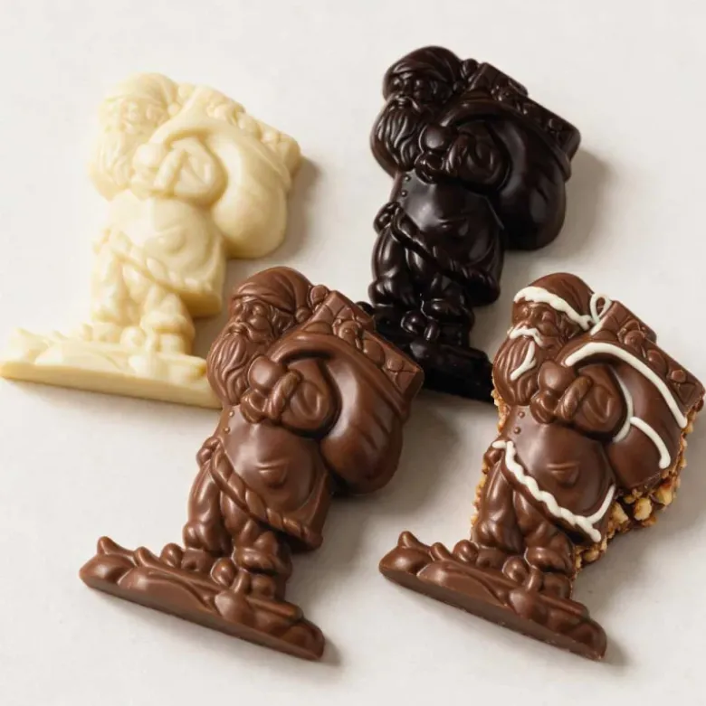 Moule chocolat Père noël skieur Patisdécor