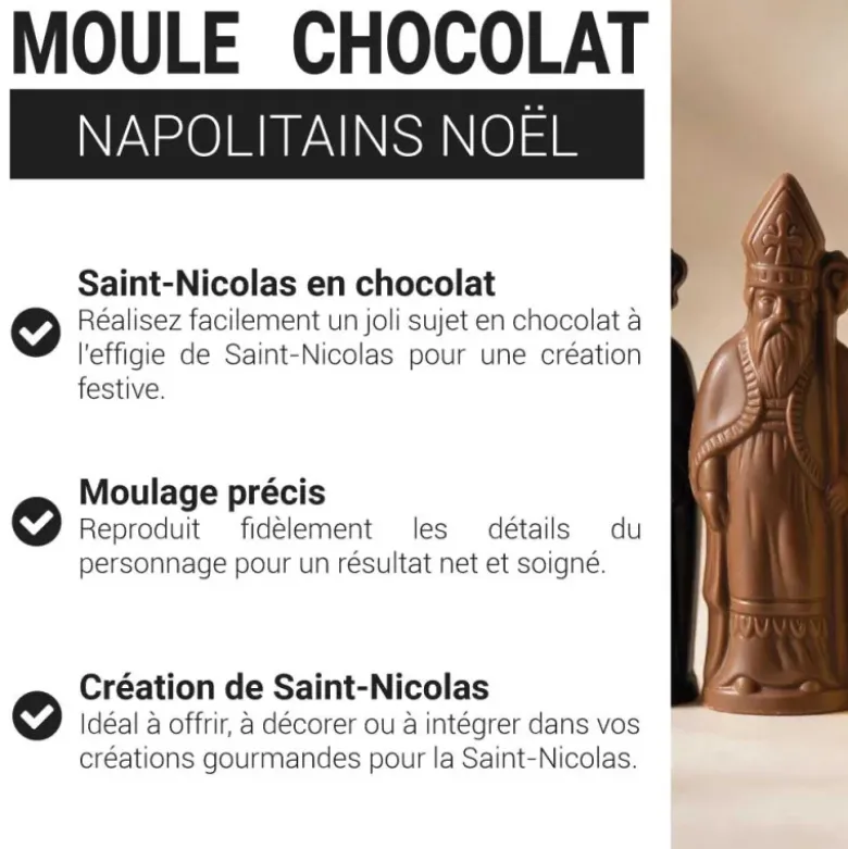 Moule chocolat Saint Nicolas Patisdécor
