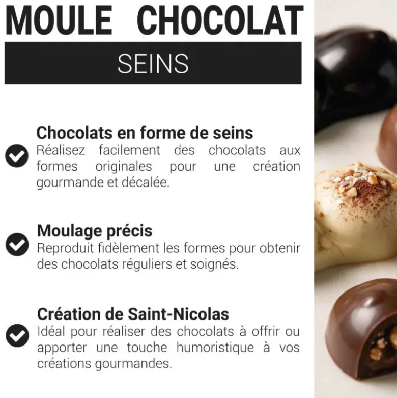 Moule chocolats Seins