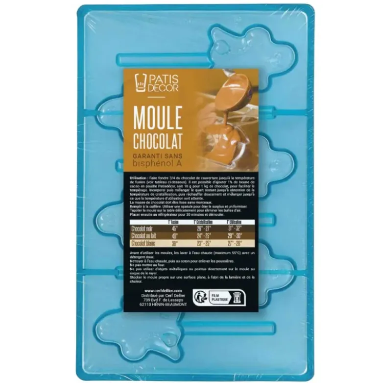 Moule Chocolat Sucettes Fantôme