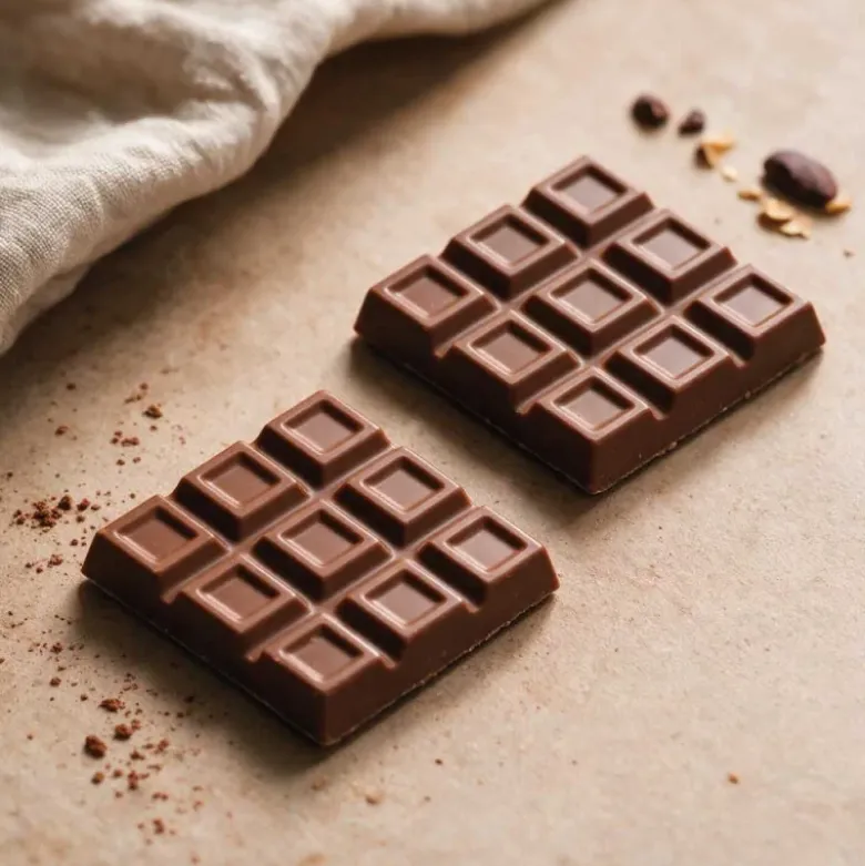 Moule chocolat 6 tablettes carrés