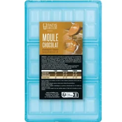 Moule chocolat 3 Tablettes rectangulaire