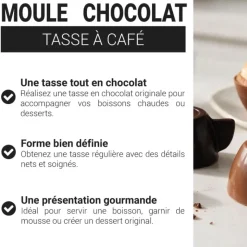 Moule chocolat tasse à café