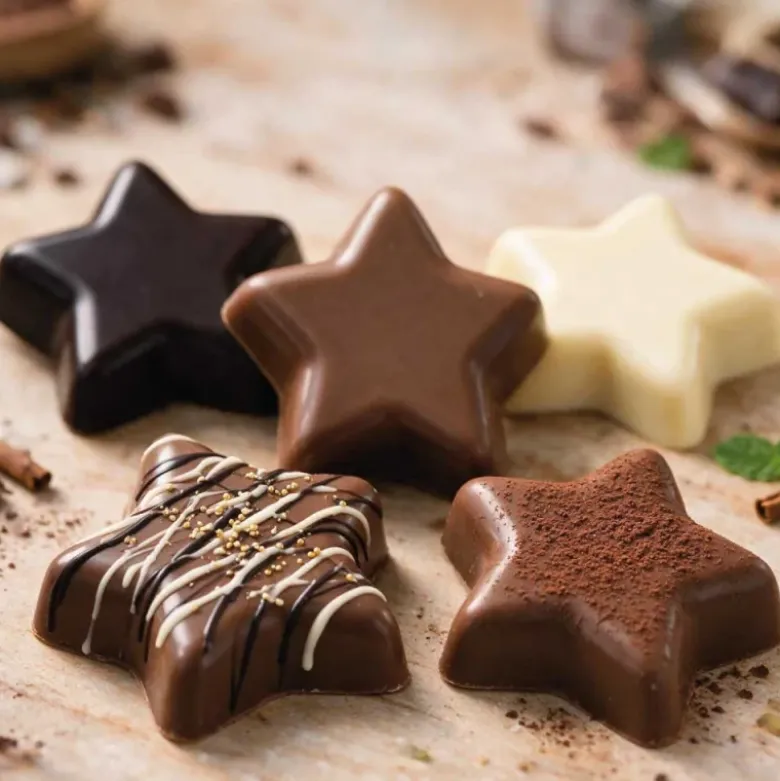 Moule chocolat 2 étoiles