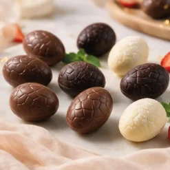 Moule chocolat œufs craquelés 3 cm Patisdécor
