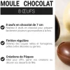 Moule chocolat 8 œufs Patisdécor