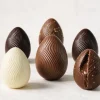 Moule chocolat œufs striés 6,5 cm Patisdécor