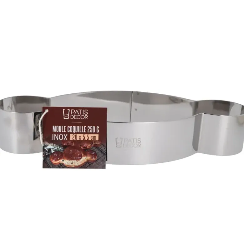 Moule Coquille de Noël inox