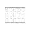 Moule en silicone Delish 15 empreintes Pavoni Italia