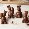 Moule friture en chocolat petits lapins 4 g