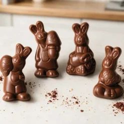 Moule friture en chocolat petits lapins 4 g