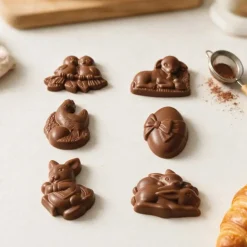 Moule fritures en chocolat 6 sujets de Pâques