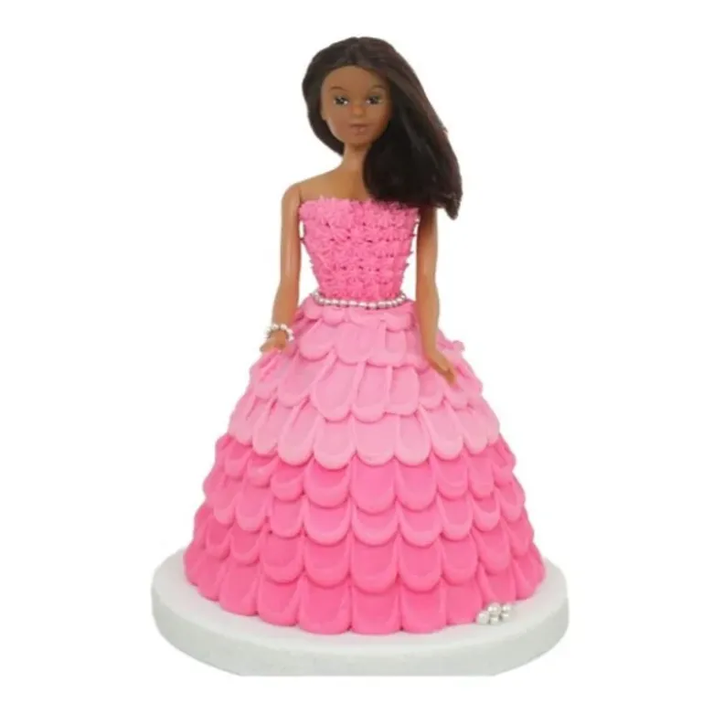 Moule gâteau alu robe de poupée PME