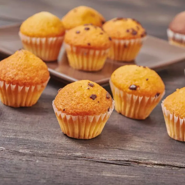 Moule 24 mini-muffins en acier antiadhérent sans PFAS Ø4,5cm