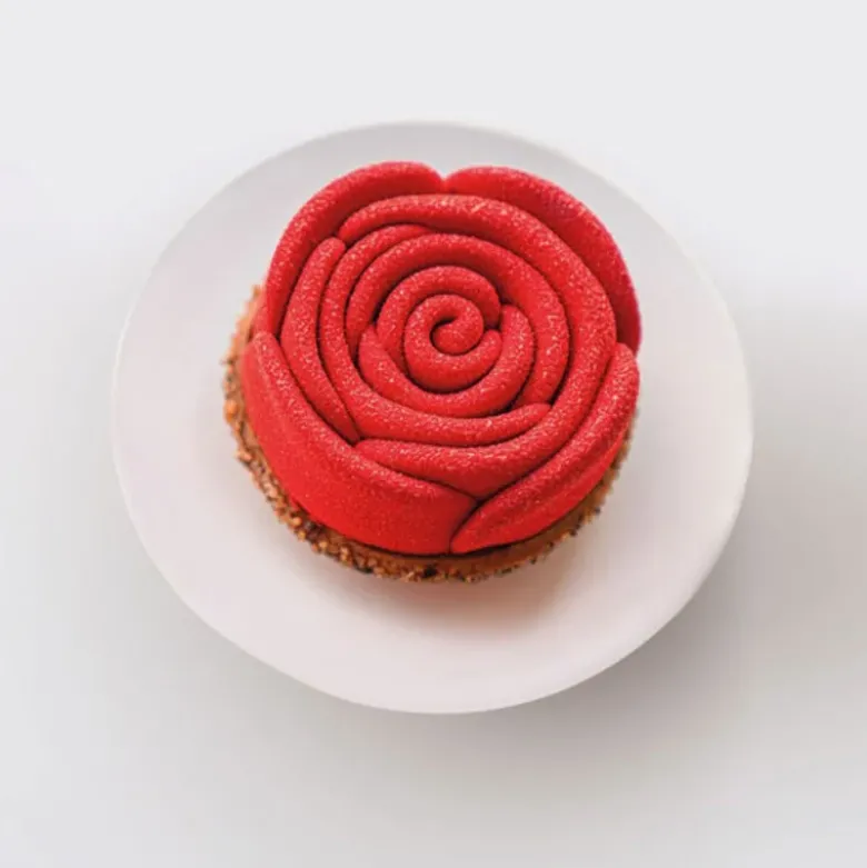 Moule mini tarte La vie en rose Pavoni