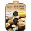 Moule 12 muffins en acier antiadhérent sans PFAS Ø6,8cm