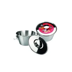 Moule à pudding avec couvercle inox Ø 16 cm