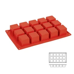 Moule silicone 15 cubes