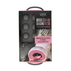 Moule silicone 15 demi-sphères Ø 4 cm