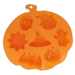 Moule Silicone 7 Empreintes Sujets d'Halloween - Ø 25,5 cm