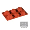 Moule silicone 6 mini brioches