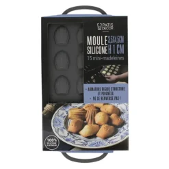 Moule silicone 15 mini madeleines