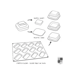 Moule silicone Oval Pavoni