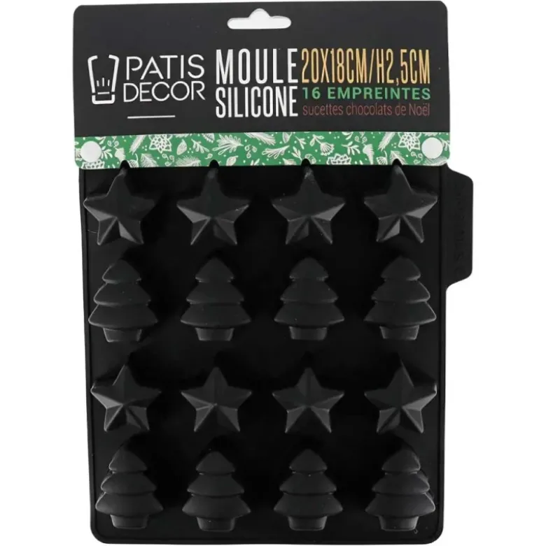 Moule sucette chocolat de Noël
