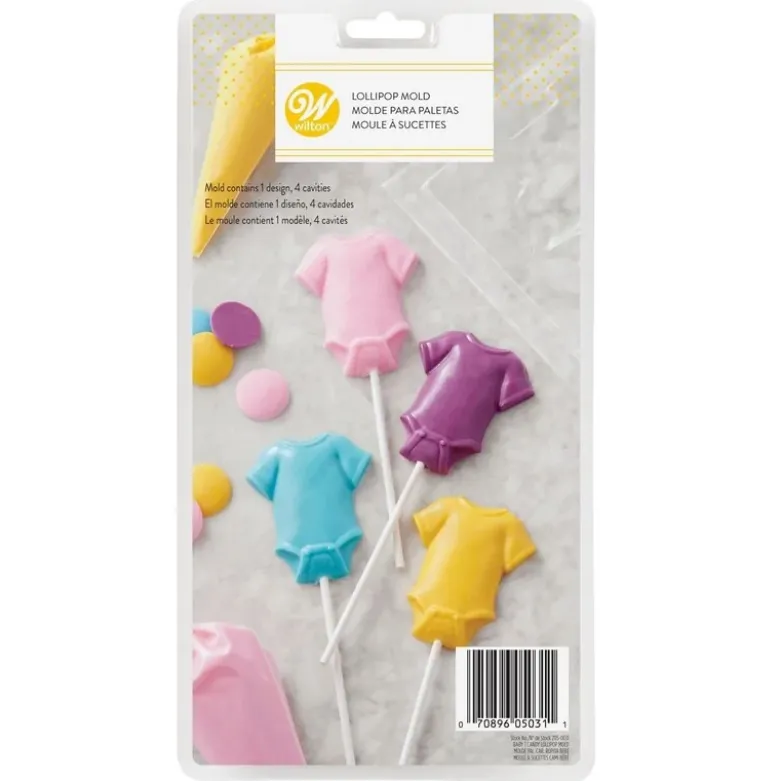 Moule à sucettes body de naissance Wilton