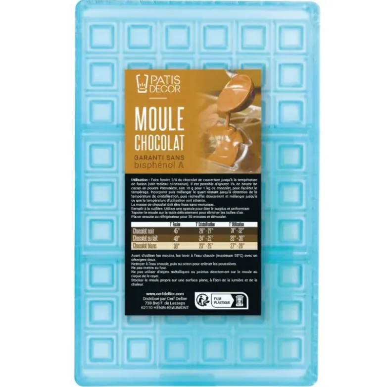 Moule 3 tablettes chocolat 100 g