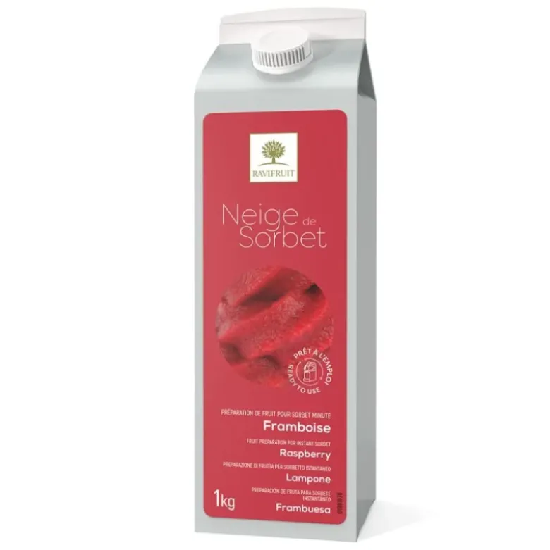 Neige de sorbet framboise Ravifruit 1 kg