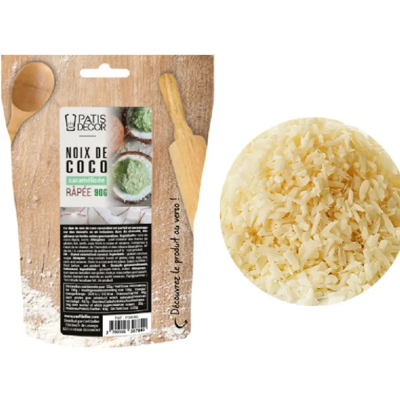 Noix de coco râpée caramélisée 90 g