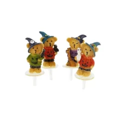 Ours d'Halloween assortis sur pique (x30)