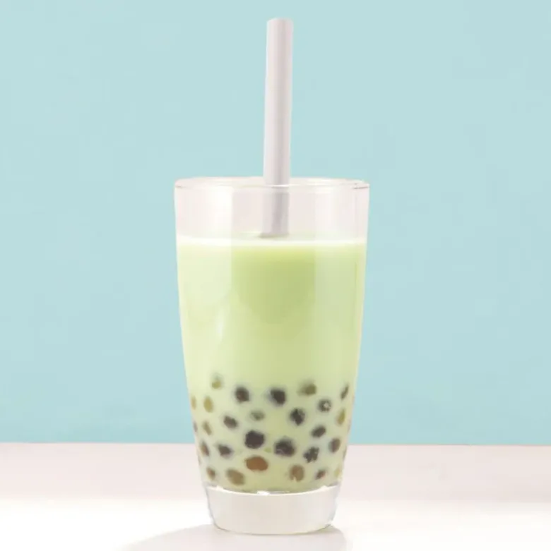 10 pailles en papier spécial bubble tea
