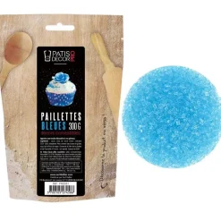 Paillettes comestibles bleues 300 g