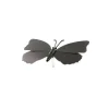 Papillons noirs aimantés assortis (x3)