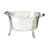 passoire en aluminium à pieds et à anses 28 cm