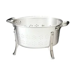 passoire en aluminium à pieds et à anses 32 cm