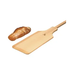 pelle à four hêtre avec manche 60x22 cm longueur totale 3 m